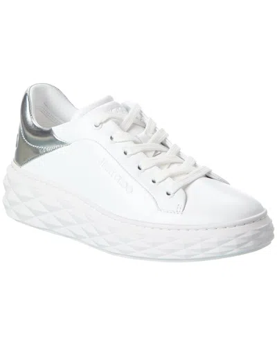 JIMMY CHOO JIMMY CHOO DIAMOND MAXI/F II LEATHER SNEAKER