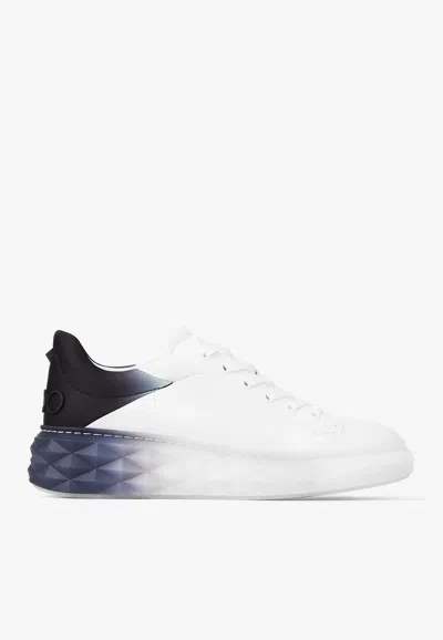 JIMMY CHOO DIAMOND MAXI/F II LOW-TOP SNEAKERS