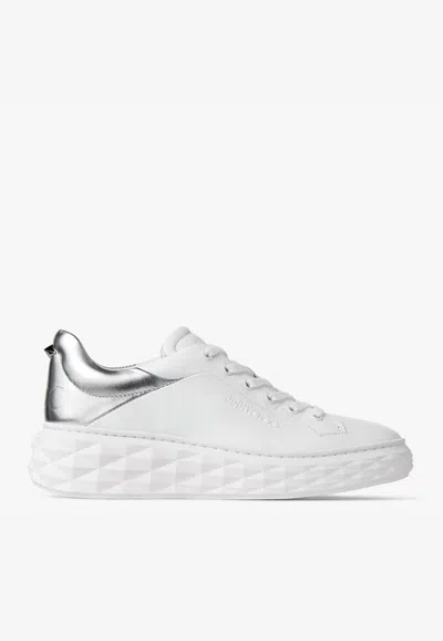 JIMMY CHOO DIAMOND MAXI/F II LOW-TOP SNEAKERS