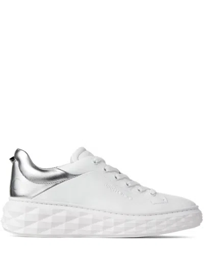 Jimmy Choo Diamond Maxi/f Ii Shoes In White