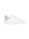 Jimmy Choo Diamond Maxi Crystal-embellished Sneakers In White