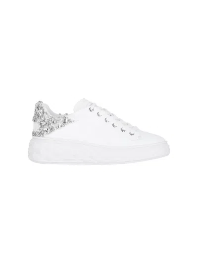 Jimmy Choo "diamond Maxi/f Ii" Sneakers – White