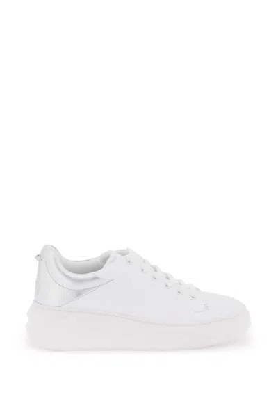 Jimmy Choo Diamond Maxi/f Ii Sneakers In White