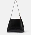 Jimmy Choo Diamond Structured Shoulder Bag With Metal Hardware In Black