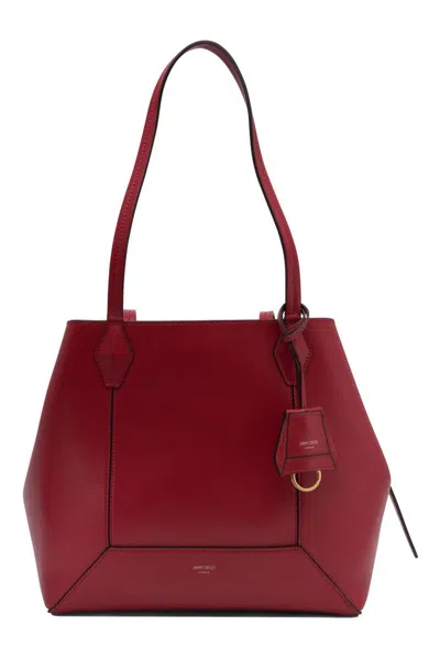 Jimmy Choo Diamond Mini Tote Handbag In Red