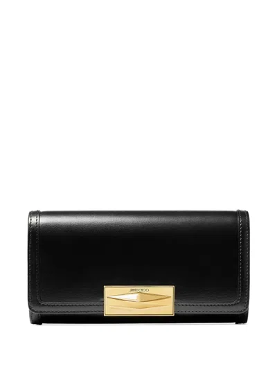 Jimmy Choo Diamond Mini Shoulder Bag In Black