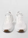 Jimmy Choo Diamond Run Leather Mesh Sneakers Pull Tab In White