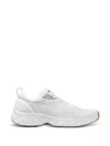 Jimmy Choo Diamond Run Leather Mesh Sneakers Pull Tab In Multi