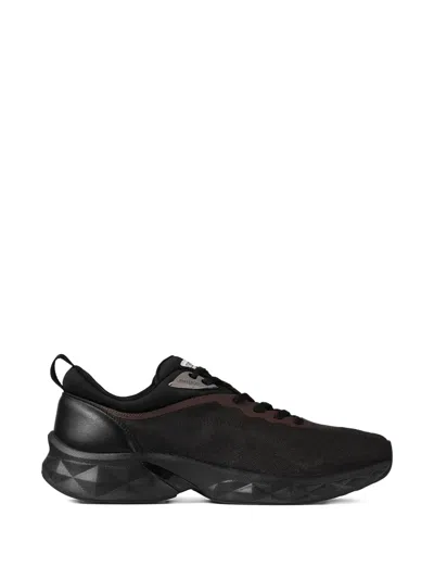 Jimmy Choo Diamond Run Sneakers In Black