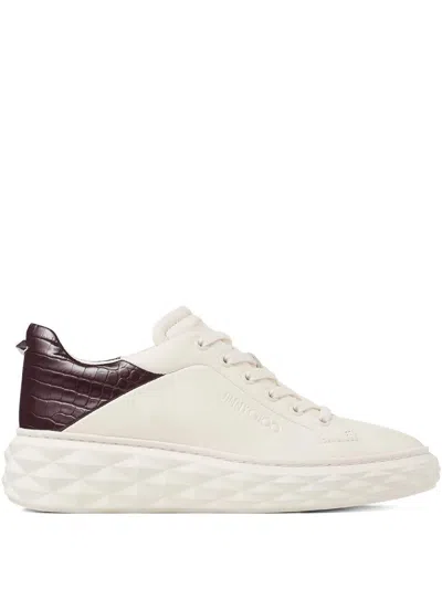 Jimmy Choo Diamond Shoes In White
