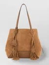 Jimmy Choo Borsa Shopping Diamond In Pelle Scamosciata Cammello  Donna