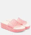 Jimmy Choo Diamond Slides In Pink