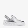 Jimmy Choo Diamond Sling In V Silver/crystal