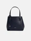 JIMMY CHOO 'DIAMOND' SMALL BLACK LEATHER BAG