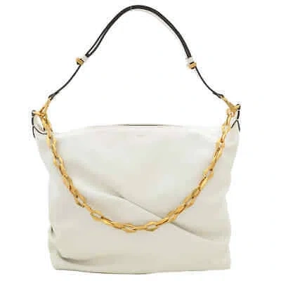 Pre-owned Jimmy Choo Diamond Soft Hobo Shoulder Bag Diamond Soft Hobo/m-latte/gold