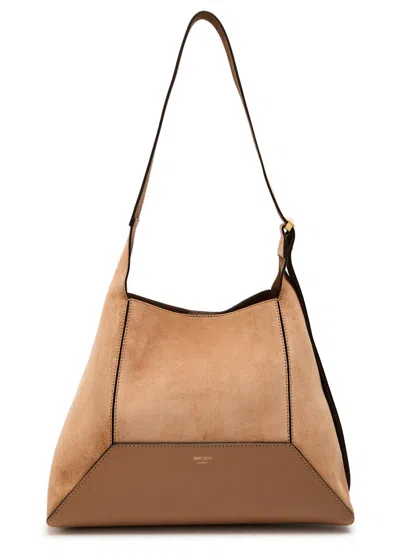 Jimmy Choo Diamond Suede Shoulder Bag
