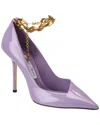 Jimmy Choo Diamond Talura 100 Patent Pump In Purple