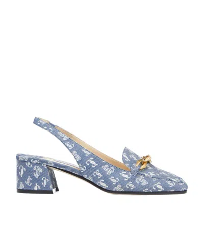 Jimmy Choo Diamond Tilda Pumps 45mm In Blue