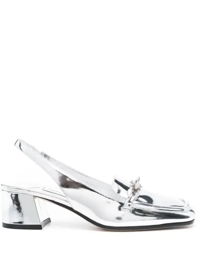 Jimmy Choo Diamond Tilda 45mm Pumps In Silver