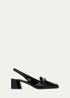 Jimmy Choo Diamond Tilda 45 Patent Slingback Pump In Black