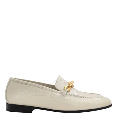 JIMMY CHOO JIMMY CHOO DIAMOND TILDA EMBOSSED CHAIN LOAFERS