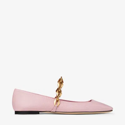 Jimmy Choo Diamond Tilda Flat In Pink