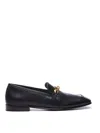 Jimmy Choo Diamond Tilda Chain-detail Loafers In Black