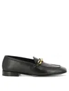 Jimmy Choo Tilda Leather Loafers In Black