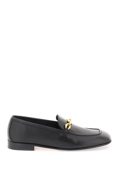 Jimmy Choo Diamond Tilda Loafers In Black