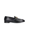 Jimmy Choo Diamond Tilda" Loafers In Black Hammered Leather