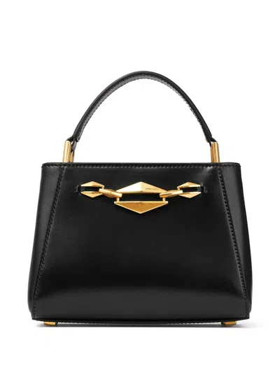 Jimmy Choo Diamond Tote Bag In Black