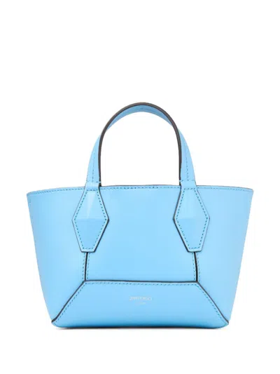 Jimmy Choo Diamond Tote Bag In Blue
