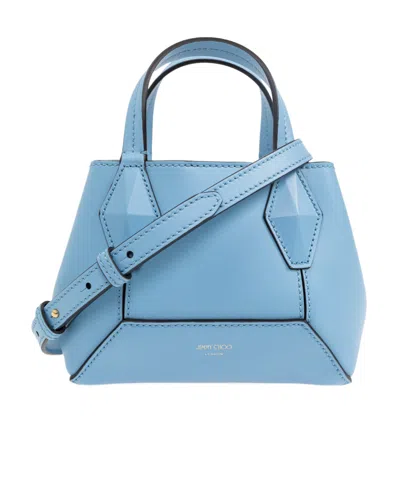 Jimmy Choo Diamond Tote Bag In Blue