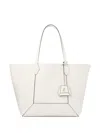 Jimmy Choo Medium Diamond Tote Bag In Calf Leather In Neutrals
