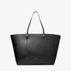 Jimmy Choo Diamond Small Leather Tote Bag In Black