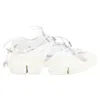 Jimmy Choo Diamond Trail Faceted Chunky Sole Sneakers In White