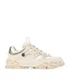 Jimmy Choo Diamond X Leather Sneakers In White