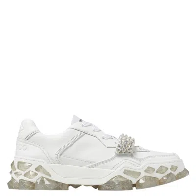 Jimmy Choo Diamond X Strap/f Leather Trainers In Multi