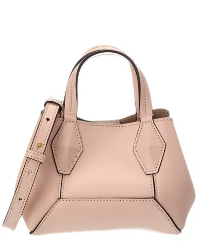 Jimmy Choo Diamond Xs Leather Tote In Pink