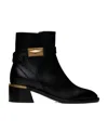 Jimmy Choo Diantha 45mm Leather Ankle Boots In Black