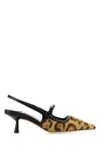 Jimmy Choo Didi 45 Slingback In Leopard Print Pony Skin Women