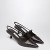 Jimmy Choo Didi 45 Croc-embossed Leather Slingback Pump In Brown