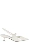 Jimmy Choo Didi 45 Glossy Patent Leather Slingback Pumps In Latte