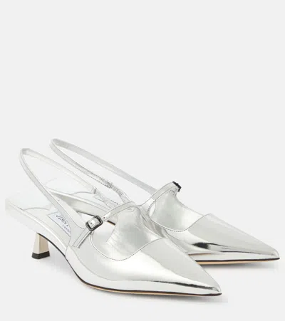 Jimmy Choo Didi Pumps 45 In Metallic