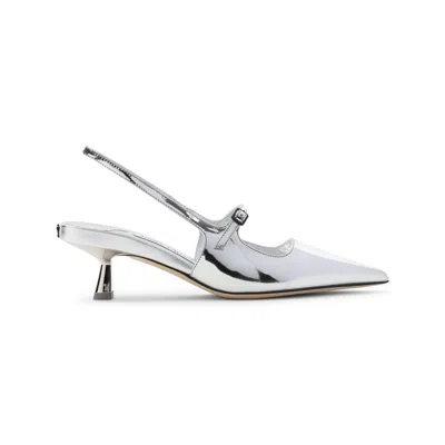 Jimmy Choo Didi 45 Mules Women In Silver
