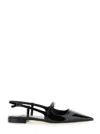 Jimmy Choo 'didi Flat' Black Ballerinas With Shiny Finish In Black