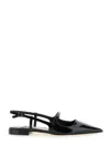 Jimmy Choo 'didi Flat' Black Ballerinas With Shiny Finish In Black
