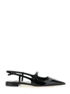 Jimmy Choo 'didi Flat' Black Ballerinas With Shiny Finish