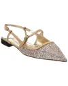 Jimmy Choo Didi Glitter Slingback Flat In Multi