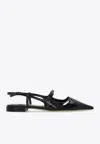 Jimmy Choo 'didi Flat' Black Ballerinas With Shiny Finish In Black